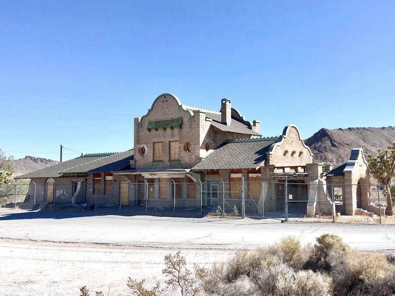 Rhyolite Train Depot image. Click for full size.