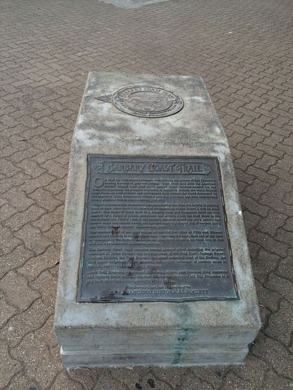 Barbary Coast Trail Marker image. Click for full size.