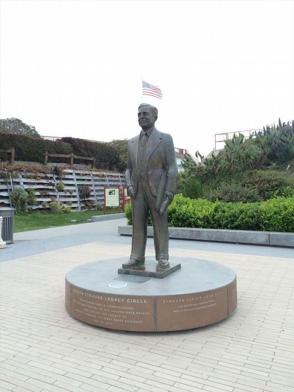 Joseph Strauss Legacy Circle Marker image. Click for full size.