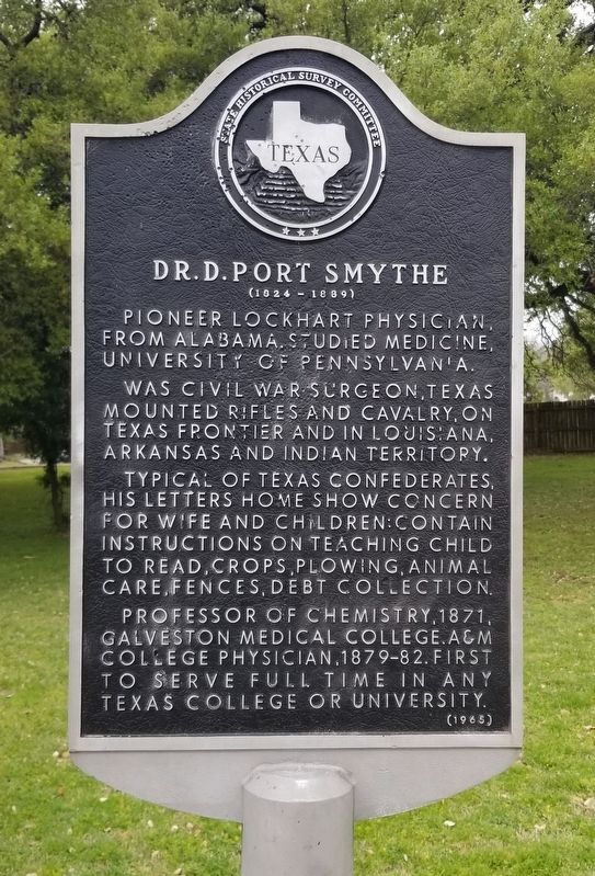 Dr. D. Port Smythe Marker image. Click for full size.