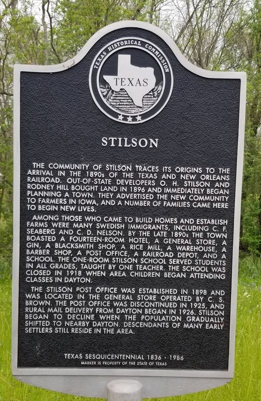 Stilson Marker image. Click for full size.