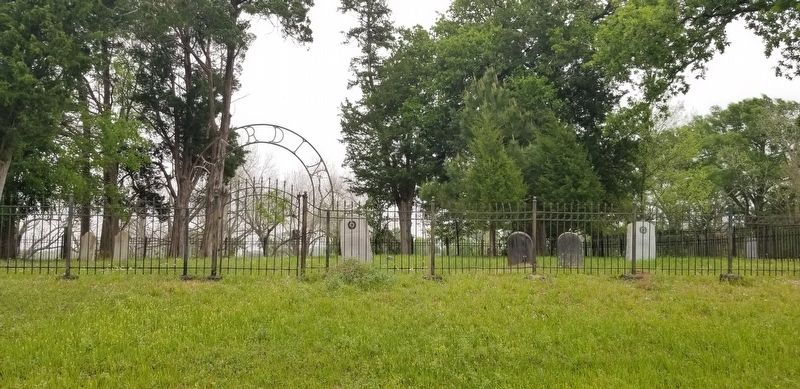 The entrance to the Hardin Cemetery image. Click for full size.