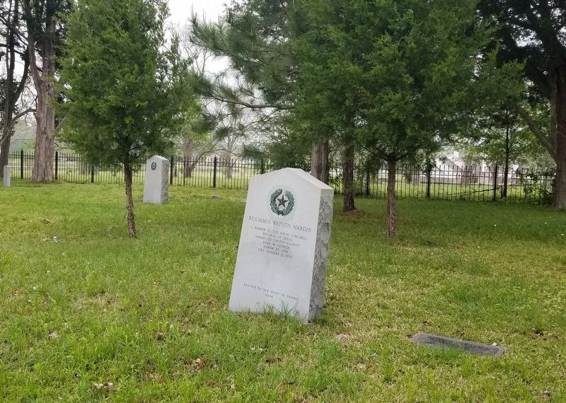 Benjamin Watson Hardin Marker - up front in photo image. Click for full size.