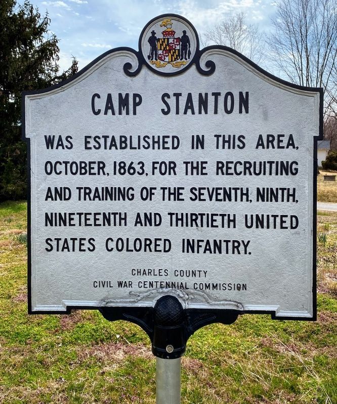 Camp Stanton Marker image. Click for full size.