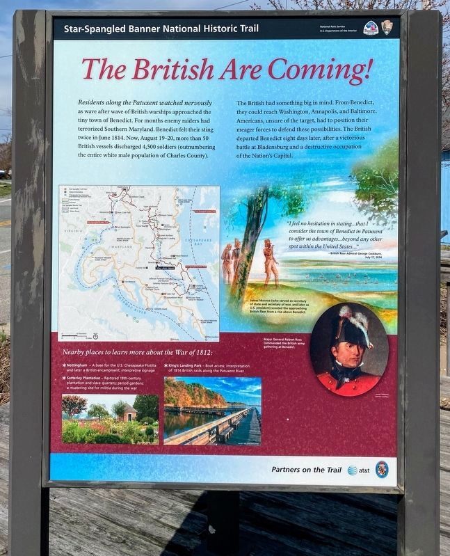 The British are Coming Marker. Click for full size. The British are Coming Marker image. Click for full size.