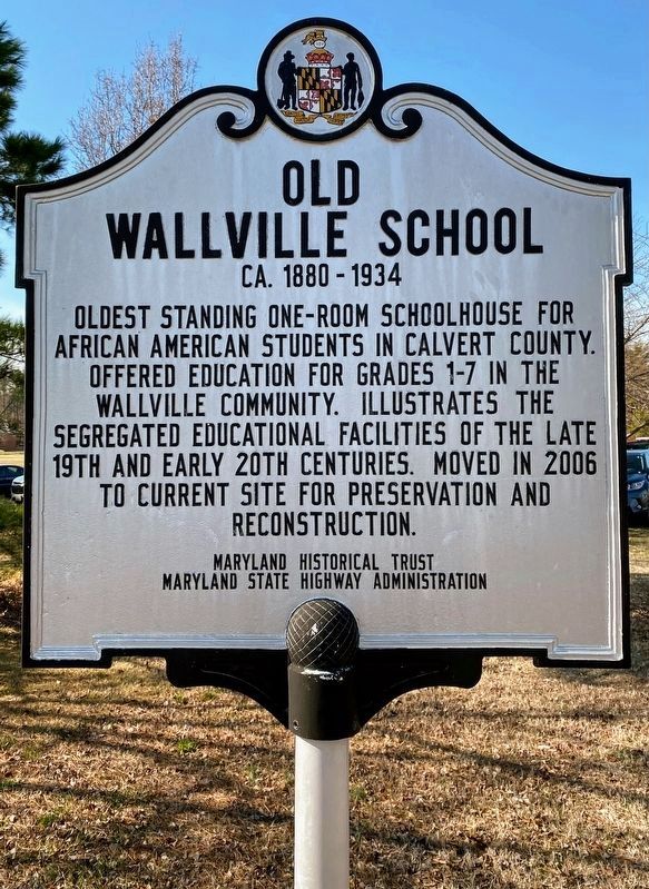 Old Wallville School Marker image. Click for full size.