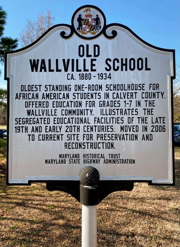 Old Wallville School Marker. Click for full size. Old Wallville School Marker image. Click for full size.