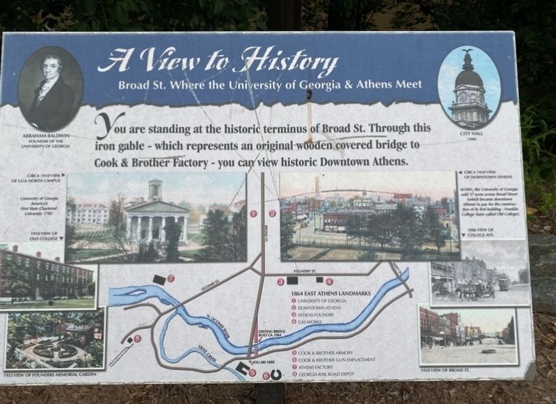 A View to History Marker image. Click for full size.