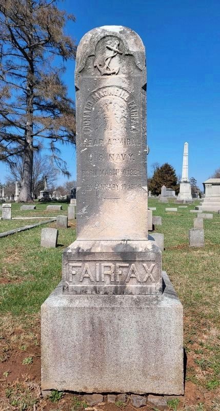 Grave of Donald McNeill Fairfax image. Click for full size.