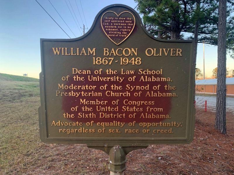 William Bacon Oliver Marker image. Click for full size.