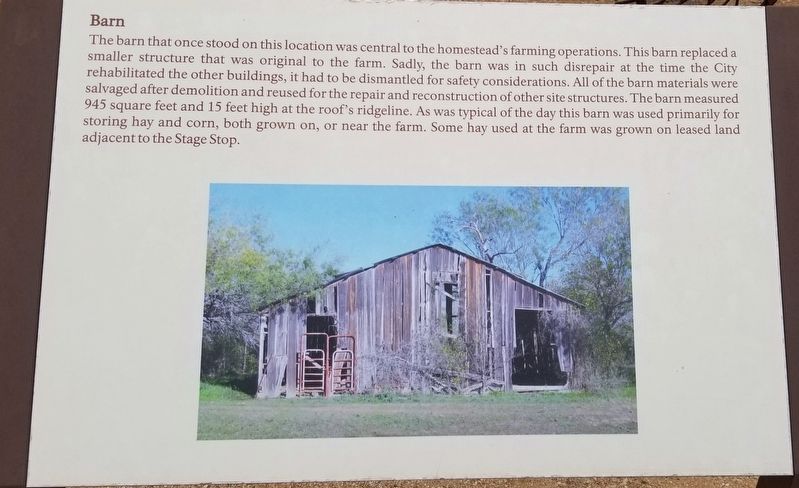 Barn Marker. Click for full size. Barn Marker image. Click for full size.