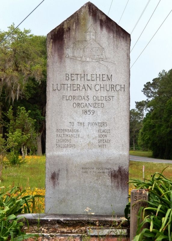 Bethlehem Lutheran Church Marker image. Click for full size.