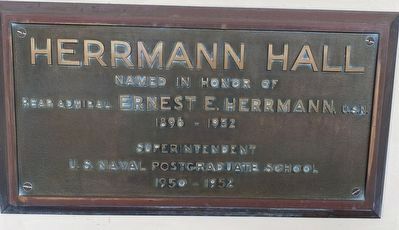 Herrmann Hall Marker image. Click for full size.