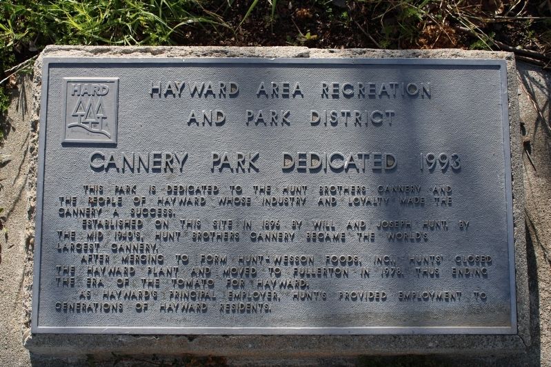 Cannery Park Marker image. Click for full size.