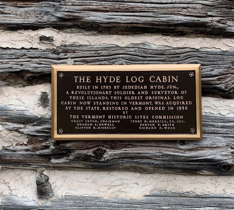 The Hyde Log Cabin Marker image. Click for full size.