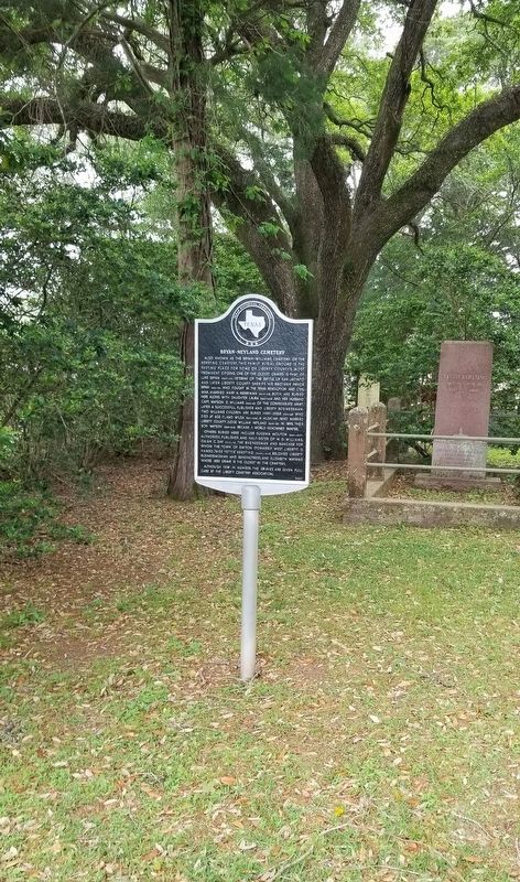The Bryan Neyland Cemetery and Marker image. Click for full size.