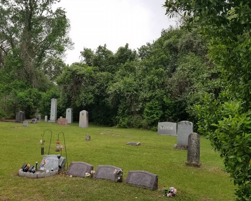 The view of the Franklin Hardin Marker from the cemetery image. Click for full size.