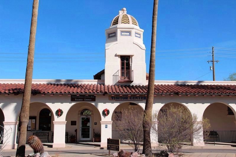 Ajo Train Depot Marker image. Click for full size.