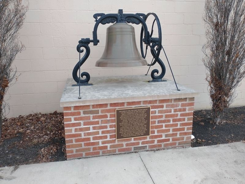 First Presbyterian Church Bell Marker image. Click for full size.