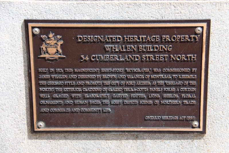 Whalen Building Marker image. Click for full size.