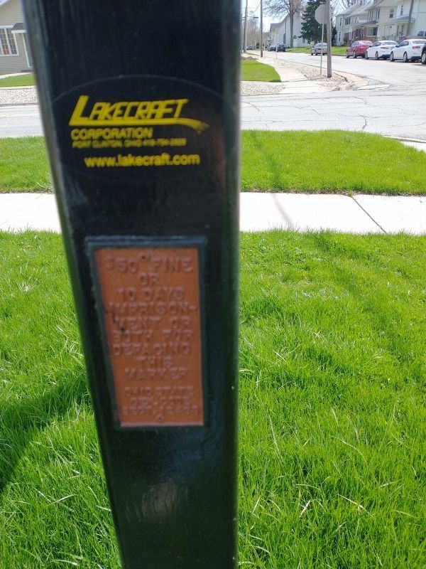 End of Harrison's Trail in Ohio - War of 1812 Marker. Click for full size. End of Harrison's Trail in Ohio - War of 1812 Marker image. Click for full size.
