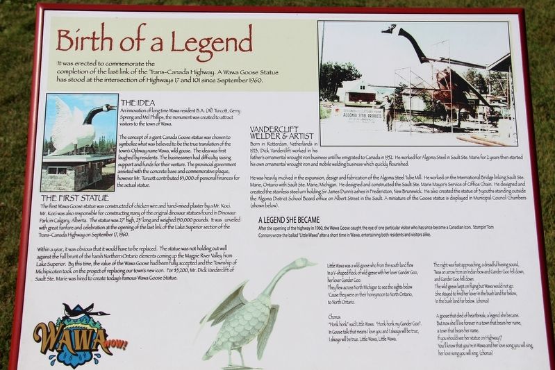 Birth of a Legend Marker image. Click for full size.