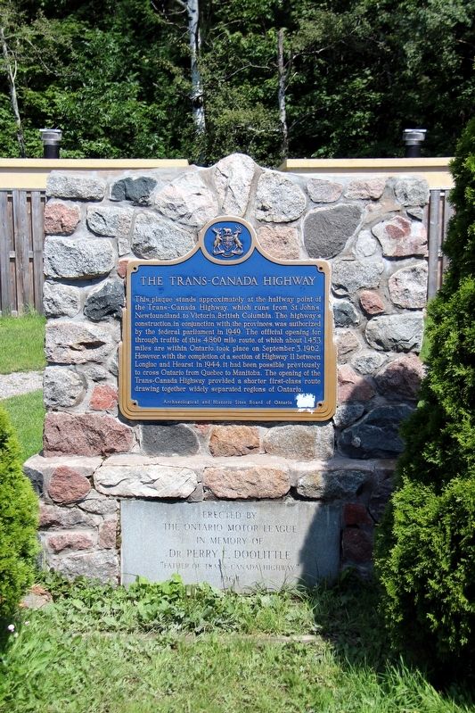 The Trans-Canada Highway Marker image, Touch for more information