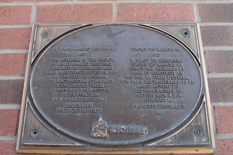 By Ward Market Building Marker. Click for full size. By Ward Market Building Marker image. Click for full size.