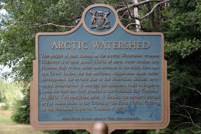 Arctic Watershed Marker image. Click for full size.