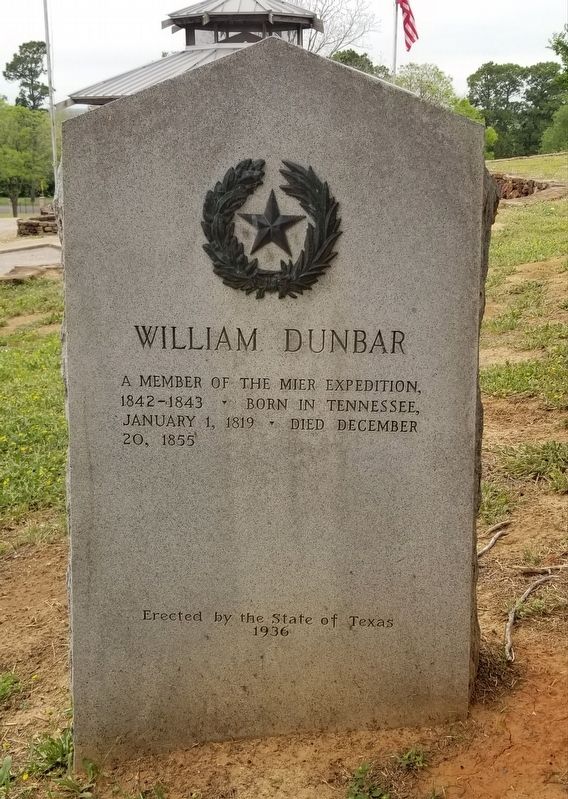 William Dunbar Marker image. Click for full size.