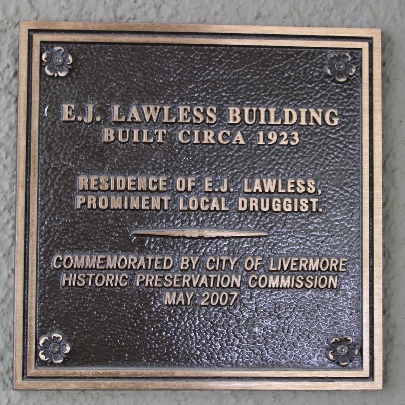 E.J. Lawless Building Marker image. Click for full size.