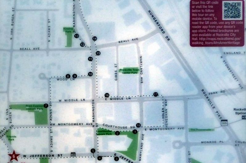 Take a Walking Tour of Rockville's African American Heritage image. Click for more information.