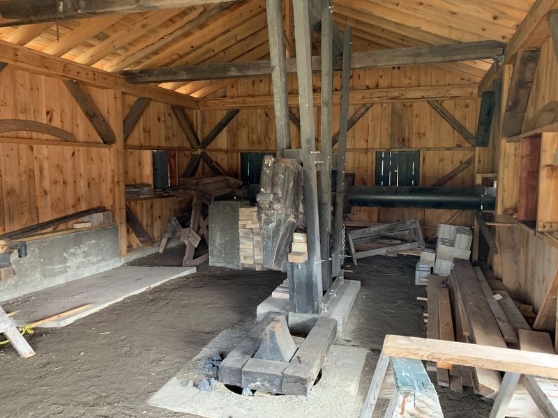 Inside the Iron Forge Replica image. Click for full size.