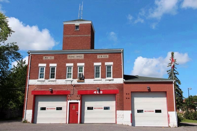 Haileybury Fire Hall image. Click for full size.