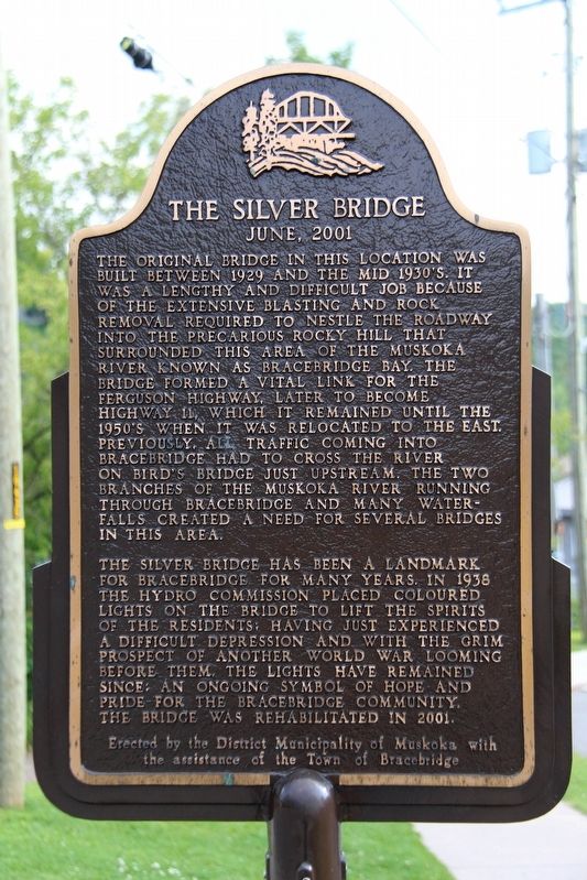 The Silver Bridge Marker image. Click for full size.