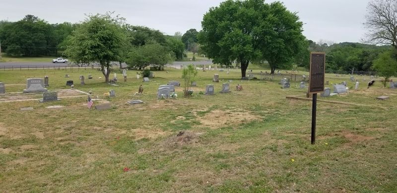 The view of the Kerr Marker from the cemetery image. Click for full size.