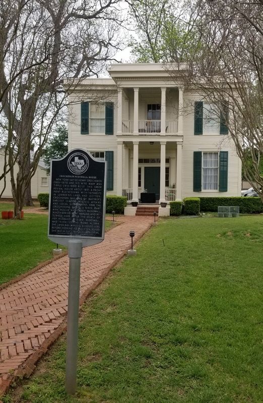 The Crocheron-McDowall House and Marker image. Click for full size.