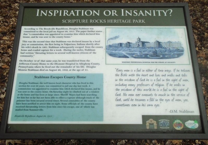 Inspiration or Insanity? Marker image. Click for full size.