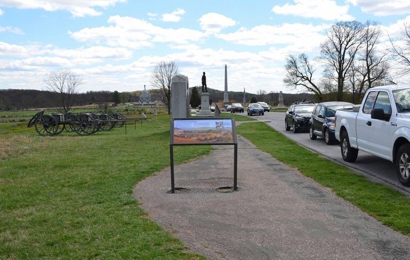 Gettysburg Cyclorama Marker image. Click for full size.