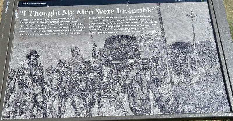 "I Thought my Men were Invincible" Marker image. Click for full size.