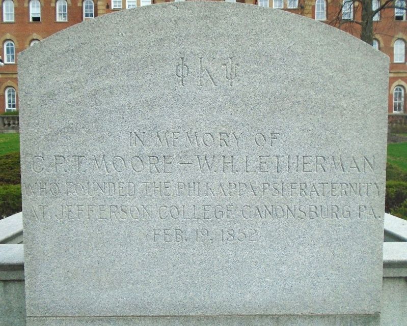 C.P.T. Moore - W.H. Letherman Marker image. Click for full size.
