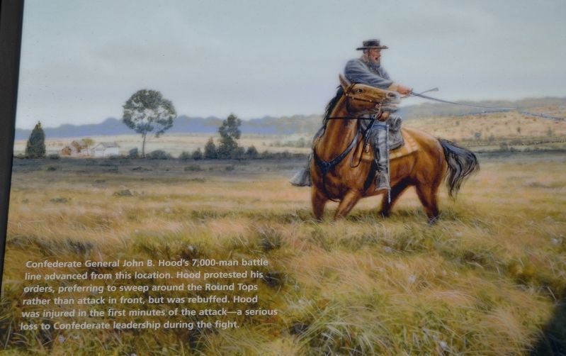 Longstreet Attacks Marker image. Click for full size.