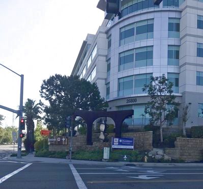 Marker and Mission Hospital. Click for full size. Marker and Mission Hospital image. Click for full size.