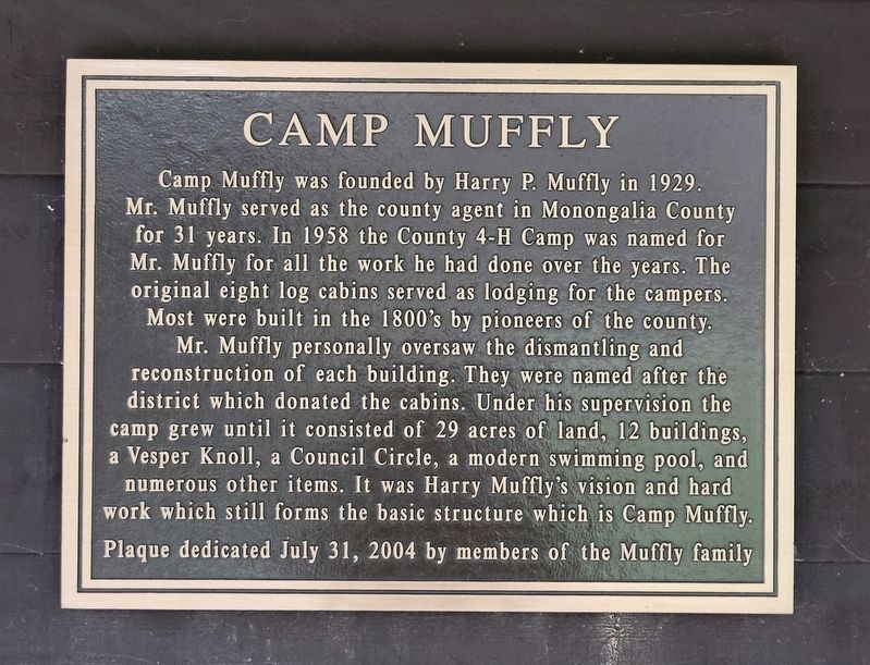 Camp Muffly Marker image. Click for full size.