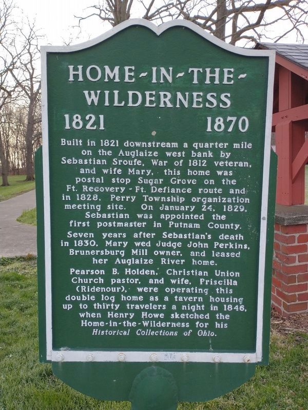 Home-In-The-Wilderness 1821-1870 Marker image. Click for full size.