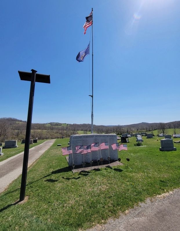 Greene Township Veterans Memorial image. Click for full size.