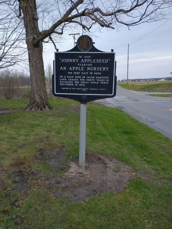"Johnny Appleseed" Marker. Click for full size. "Johnny Appleseed" Marker image. Click for full size.