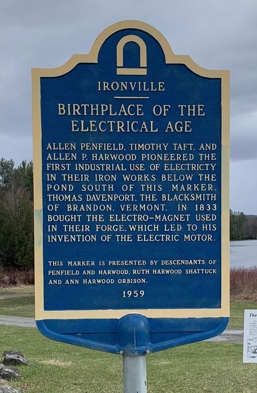 The Birthplace of the Electrical Age Marker image. Click for full size.