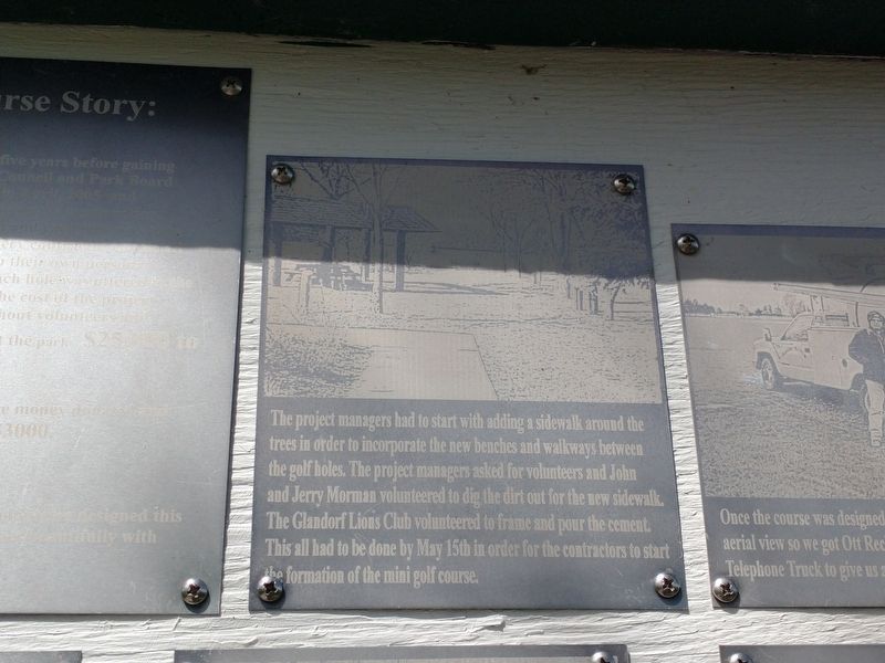 Mini Golf Course Story Marker image. Click for full size.