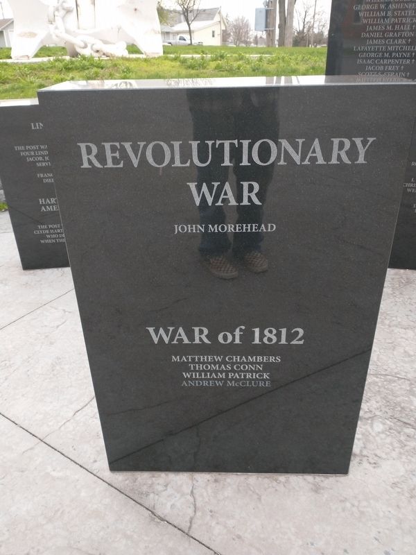 Blanchard Township Revolutionary War & War of 1812 Memorial image. Click for full size.